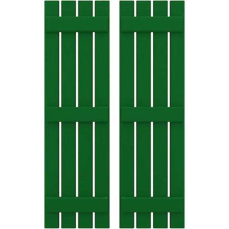 Ekena Millwork Americraft 4-Board, 3 Batten Exterior Real Wood Spaced Board-n-Batten Shutters, ARW401SB415X64HGH, PR ARW401SB415X64HGH
